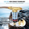 VEVOR Spin Down Filter, 40 Micron Whole House Sediment Filter for Well Water, 3/4" MNPT, 4 T/H High Flow Rate, Brass&Blue - 4 of 4