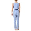Women's Sleeveless Denim Jumpsuit - Doe and Rae - 3 of 3