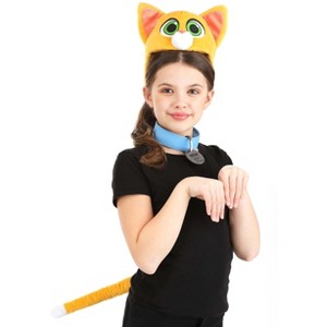 HalloweenCostumes.com One Size   Kids Disney Pixar Sox Plush Face Halloween Costume Headband Accessory, Pink/Blue/Orange - 1 of 4