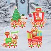 Nifti Nest 4 PCS Christmas Train Yard Signs - 3 of 4