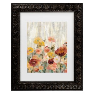 Trademark Fine Art - Silvia Vassileva Sprinkled Flowers II Spice Matted Framed Art - 1 of 4