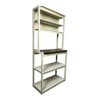 FONTOI 31.50" 5-Tier Bakers Rack for Kitchen with Storage, Coffee Bar, Kitchen Shelves, Brown&White, 15.75"*66.93"*31.5" - 2 of 4