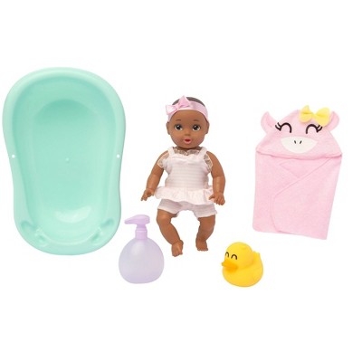 Perfectly Cute 8" My Lil' Baby Bath Set - Brown Eyes