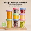 Prep Baby Food Storage Containers, 4oz & 8oz Leak-Proof, BPA Free Glass Baby Food Jars for Feeding - 4 of 4