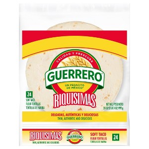 Guerrero Taco Size Soft Riquisimas Flour Tortillas - 24ct/35oz - 1 of 4