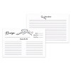Outshine Co White Recipe Cards 4x6 Inches, Farmhouse Design (Set of 50) - White - 2 of 4