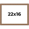 PosterPalooza | Slim Profile Gold Picture Frame - UV Acrylic, Backing Board, Hanging Hardware Included - 2 of 4