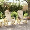 vidaXL Patio Adirondack Chairs 2 pcs Solid Wood Fir - 3 of 4