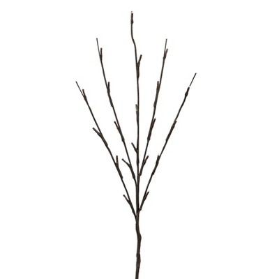 Lakeside Lighted Tree Branch Decor - Fake Indoor Plant for Fall, Thanksgiving, or Wedding