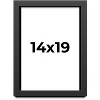 PosterPalooza | Flat Black Picture Frame - UV Acrylic, Foam Board Backing, Hanging Hardware - 2 of 4