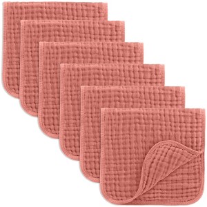Muslin Burp Cloths Large 100% Cotton by Comfy Cubs - 1 of 4