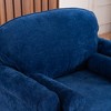 Hrinhom 43.3" W Chaise Lounge, Modern Chenille Sleeper Sofa Bed,Accent Armchair - 2 of 4