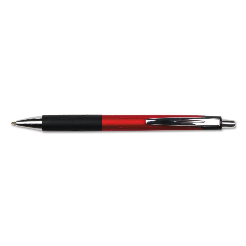 UNIVERSAL Advanced Ink Retractable Ballpoint Pen Red Ink Red 1mm Dozen 15542, 2 of 7
