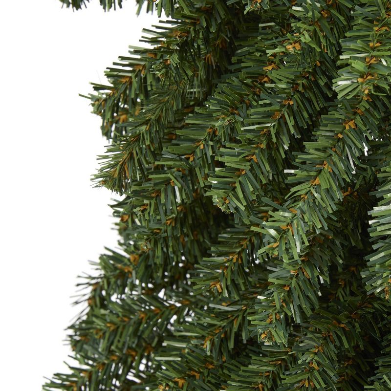 7ft Nearly Natural Unlit Slim Grand Alpine Artificial Christmas Tree, 4 of 9