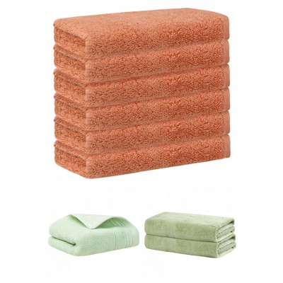 REGALWOVEN Striped Soft Absorbent Bathroom Cotton Towel Set 3 Pcs