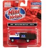 1960 Ford Stake Bed Truck "Chevron" Blue and White 1/87 (HO) Scale Model Car by Classic Metal Works - 3 of 3
