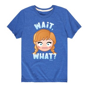 Boys' - Disney - Wait What Anna Short Sleeve Graphic T-Shirt - 1 of 4
