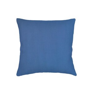 So Soft Linen Cobalt Blue Pillow 20x20 / Down Alternative - 1 of 2