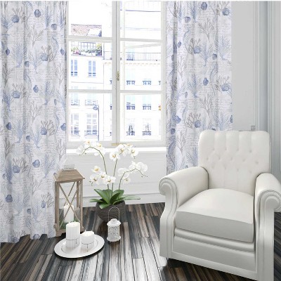 Galapagos Lined Curtain Panel with Rod Pocket - Levtex Home
