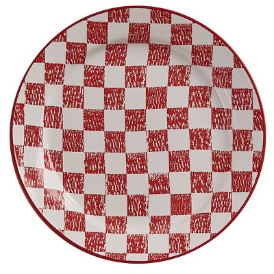 Park Designs Check Chicken Coop Salad Plate Set of 4
