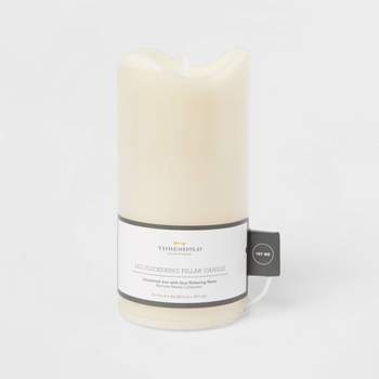 8" x 4" LED Flickering Flame Candle Cream - Threshold™
