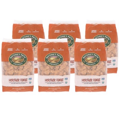 Nature's Path Organic Heritage Flakes Cereal - Case Of 6/32 Oz