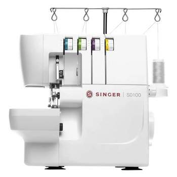 SINGER 14T968DC Professional 2 to 5 Thread Stitch Serger Sewing Machine,  White, 1 Piece - Fry's Food Stores