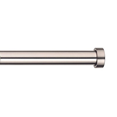 Linen Avenue End Cap Single and Double Window Curtain Rod Set