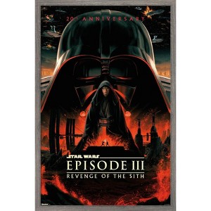 Trends International Star Wars: Revenge Of The Sith - 20th Anniversary Framed Wall Poster Prints - 1 of 4