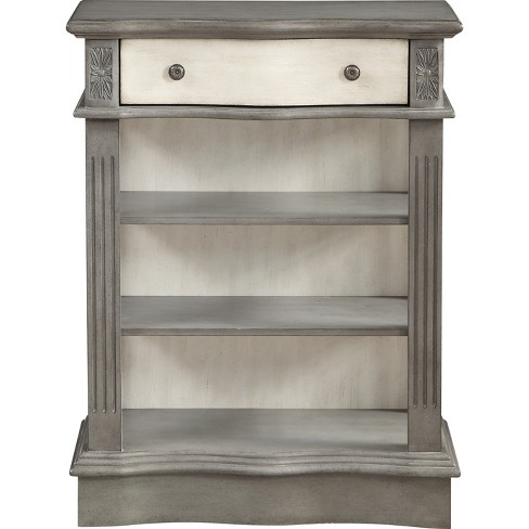 Danby 1 Drawer Bookcase Gray Cream Treasure Trove