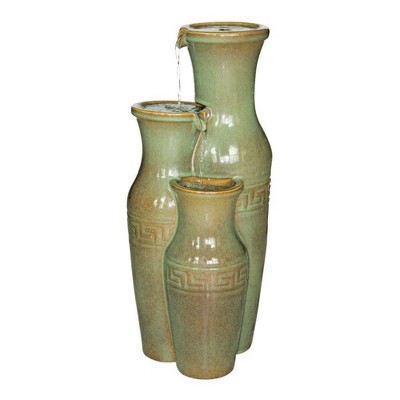 Ceramic Grecian Jars Garden Fountain - Acorn Hollow