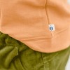 Kids' Organic Raglan Lightweight Sweatshirt Butterscotch -Jackalo - 4 of 4