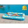 Jasonwell 4‑in‑1 Inflatable Tanning Lounger — Sun Tan Tub & Pool Raft, Water‑Filled Mat/Pad for Adults & Kids (XL) - Ocean Aqua - 2 of 4