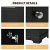Mshliw 20" Bathroom Vanity with Ceramic Sink, Soft Closing Door, Storage Rack & Adjustable Shelve, Freestanding MDF Cabinet - 3 of 4