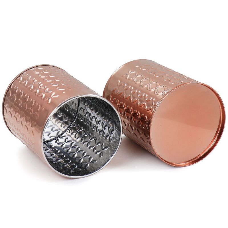 MegaChef 3 Piece Aluminum Canister Set in Copper, 2 of 7