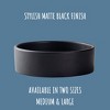 Park Life Designs 3c Hugo Dog Bowl - Black - 3 of 3