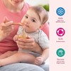 Silicone Baby Spoons First Stage Baby Feeding Spoons Stage 1 and Stage 2-4pcs - 2 of 4