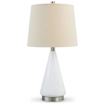 Signature Design by Ashley (Set of 2) Ackson Table Lamps White/Silver