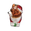 Old World Christmas Blown Glass Ornament for Christmas Tree, Holly Hat Corgi Puppy - 4 of 4