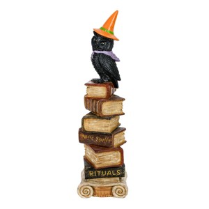 32" Halloween Owl on Stacked Books - National Tree Company - 1 of 4