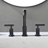 CLIHOME 8 in. Widespread 2-Handle Bathroom Faucet with Valve Water Supply Lines - 4 of 4