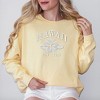 Simply Sage Market Women's  Garment Dyed Graphic Sweatshirt Embroidered Hawaii Flower - 2 of 3