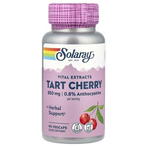 Solaray Vital Extracts, Tart Cherry, 850 mg, 90 VegCaps (425 mg per VegCap) - 1 of 2
