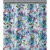NY Dahlia Shower Curtain - Christian Siriano: 100% Cotton, Botanical Pattern, Machine Washable, Ring Top - 2 of 2