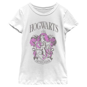 Girls Harry Potter and the Philosopher's Stone Hogwarts Gryffindor T Shirt - 1 of 4