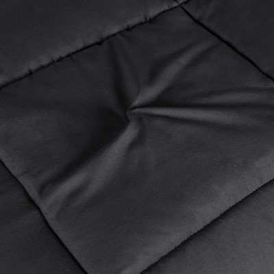 Twin Black Reversible Down Alternative Comforter