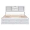 YOOCOZZ Platform Bed with Storage Headboard Shelves and Eight Drawers - 4 of 4