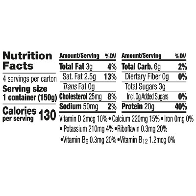 Oikos Pro Peach Yogurt Cups - 20g Protein 5.3oz/4ct