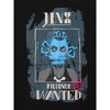 League Of Legends Arcane Puff Print Jinx Wanted Poster Adult Black Crew Neck Short Sleeve T-shirt - 2 of 4