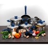 YBM Home 18/10 Tri-Ply Stainless Steel Pots and Pans Cookware Set includes Saucepans Stockpots and Frying Pans, Induction Compatible Dishwasher Safe - 2 of 4